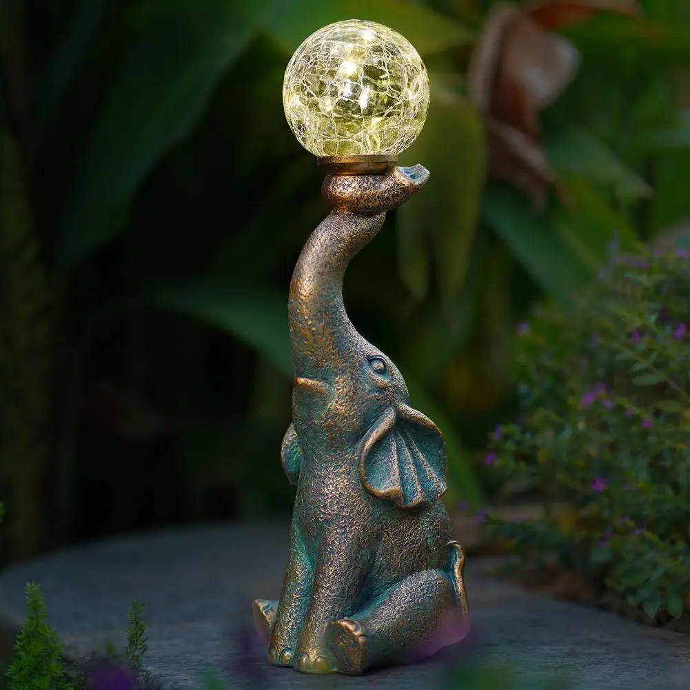 Solar-powered Garden Lights Elephant Lamp Outdoor Decor Outdoor Solar Elephant Lamp with Led Light for Garden Patio Decor Loving
Solar-powered Garden Lights Elephant Lamp Outdoor Decor Outdoor Solar Elephant Lamp with Led Light for Garden Patio Decor Loving