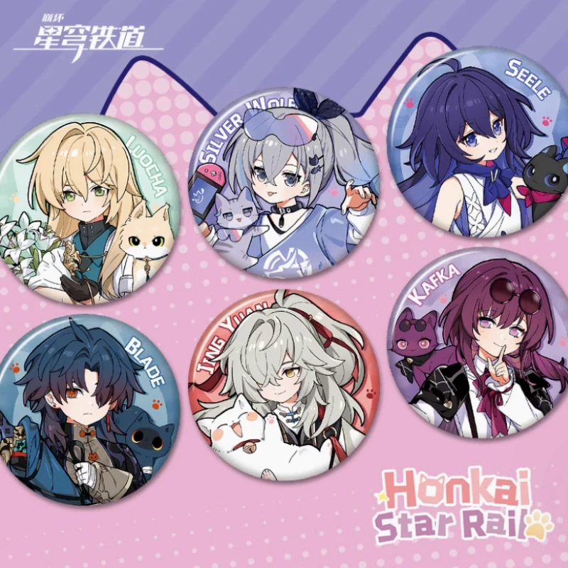 Брошь-значок для косплея по игре Honkai Star Rail: Силверволф (Кафка Луоча), кавайный аксессуар для сумки, нагрудный значок, реквизит
Брошь-значок для косплея по игре Honkai Star Rail: Силверволф (Кафка Луоча), кавайный аксессуар для сумки, нагрудный значок, реквизит