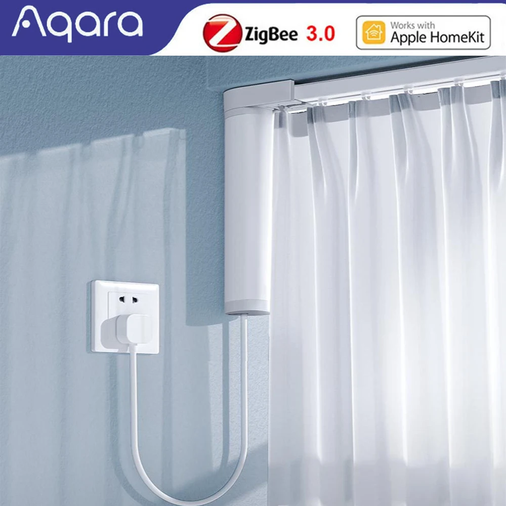 Aqara Smart Curtain Motor C2 Zigbee Automatic Track Voice Control Timing Setting Remote Control Work With Apple Homekit
Aqara Smart Curtain Motor C2 Zigbee Automatic Track Voice Control Timing Setting Remote Control Work With Apple Homekit