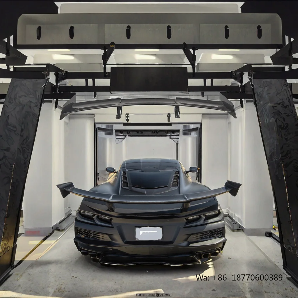 DRY Chevrolet Corvette C8 Z51 Stingray Rear Spoiler ZR1 Style High Wing Carbon Fiber DRY Carbon Fiber ZR1 Style Rear Wing
DRY Chevrolet Corvette C8 Z51 Stingray Rear Spoiler ZR1 Style High Wing Carbon Fiber DRY Carbon Fiber ZR1 Style Rear Wing