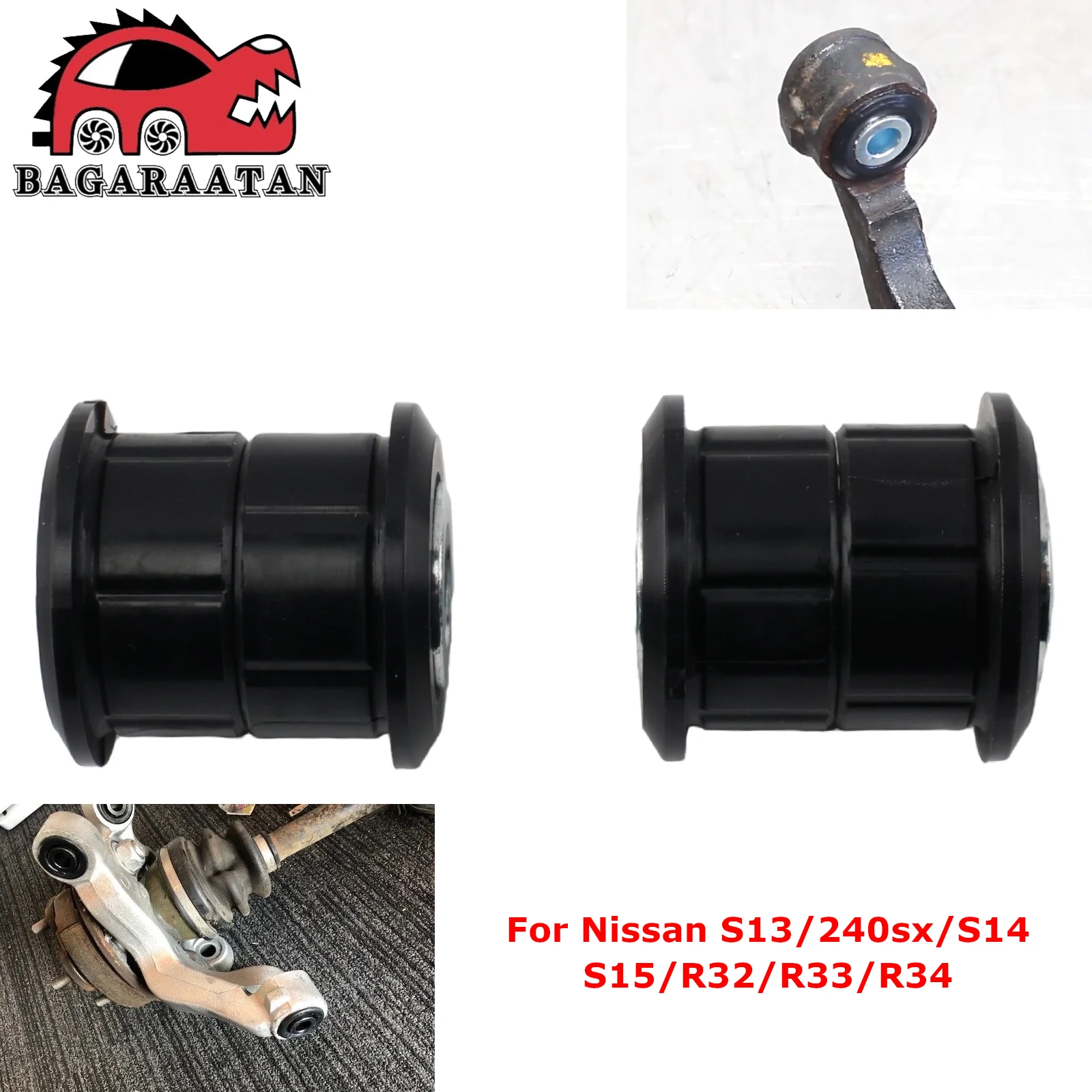 UPGRADE replace Polyurethane bush the OEM S13 S14 S15 R32 R33 R34 For Nissan 240sx/Skyline
UPGRADE replace Polyurethane bush the OEM S13 S14 S15 R32 R33 R34 For Nissan 240sx/Skyline