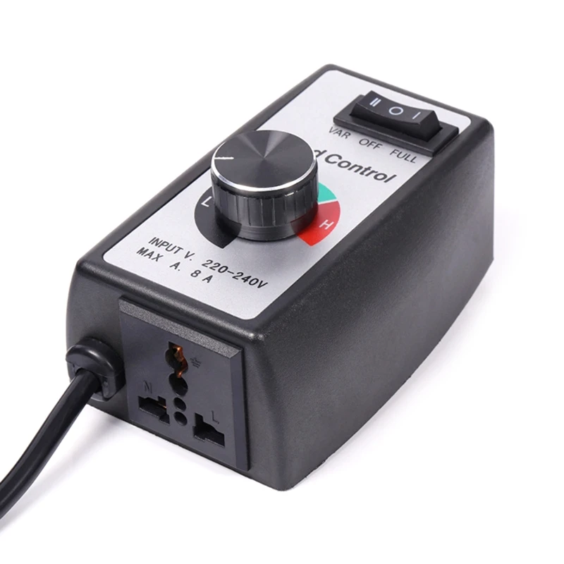 EU Plug 230V Stepless Motor Speed Controller Fan Governor Dimmer Adjuster Dropship
EU Plug 230V Stepless Motor Speed Controller Fan Governor Dimmer Adjuster Dropship