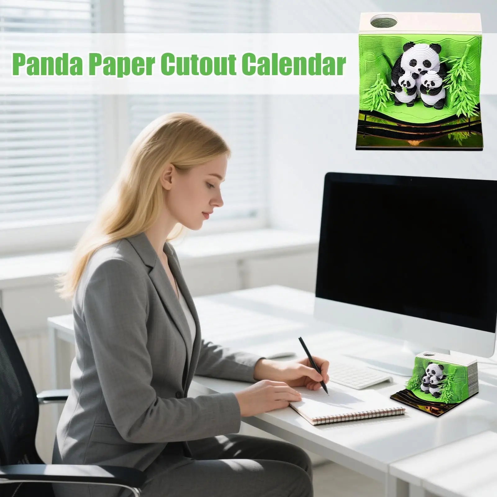 2026 Time Piece Calendar Panda Paper Sculpture Art Calendar Decorative Tear Away Memo Pad For Desk Nightstand Bedside School
2026 Time Piece Calendar Panda Paper Sculpture Art Calendar Decorative Tear Away Memo Pad For Desk Nightstand Bedside School