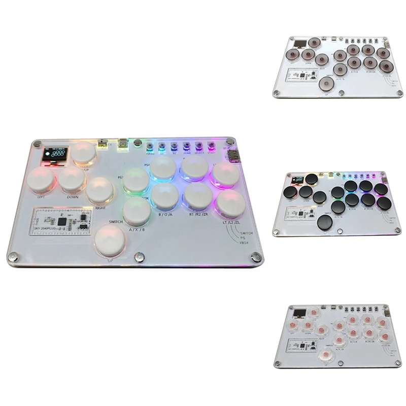 3CGRO-SKY2040PLUS 13-Key Arcade Game Controller Hitbox Street Fighter Controller Rodless Game Combat Stick Mechanical Button
3CGRO-SKY2040PLUS 13-Key Arcade Game Controller Hitbox Street Fighter Controller Rodless Game Combat Stick Mechanical Button