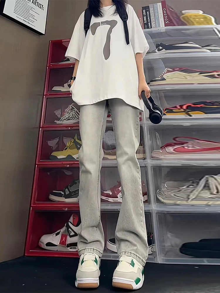 Мужские летние тонкие джинсы с высокой талией и завышенной линией бедра, прямые брюки в американском стиле High Street, стройнящие фигуру
Мужские летние тонкие джинсы с высокой талией и завышенной линией бедра, прямые брюки в американском стиле High Street, стройнящие фигуру