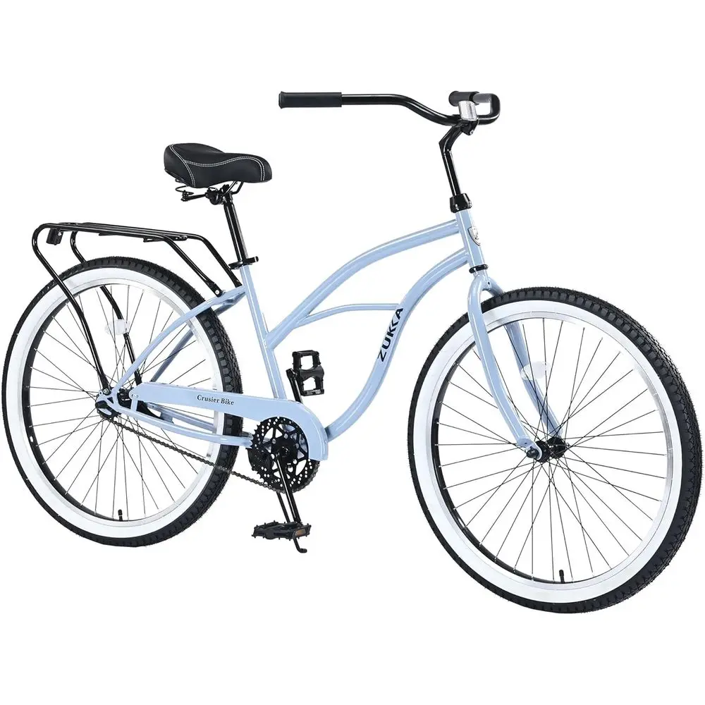 26 Adult Beach Cruiser Bicycle - Single Speed, Wide Tires for Stability, Rear Brake Options
26 Adult Beach Cruiser Bicycle - Single Speed, Wide Tires for Stability, Rear Brake Options
