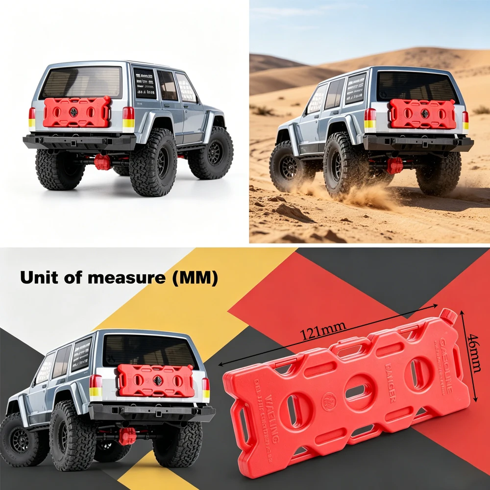 Simulation Oil Tank for Tool Parts Box 1/10 Rc Crawler Car for Traxxas Trx4 D90 D110 Rc4wd Scx10 Rgt Yikong Axial 90046 Wrangler
Simulation Oil Tank for Tool Parts Box 1/10 Rc Crawler Car for Traxxas Trx4 D90 D110 Rc4wd Scx10 Rgt Yikong Axial 90046 Wrangler