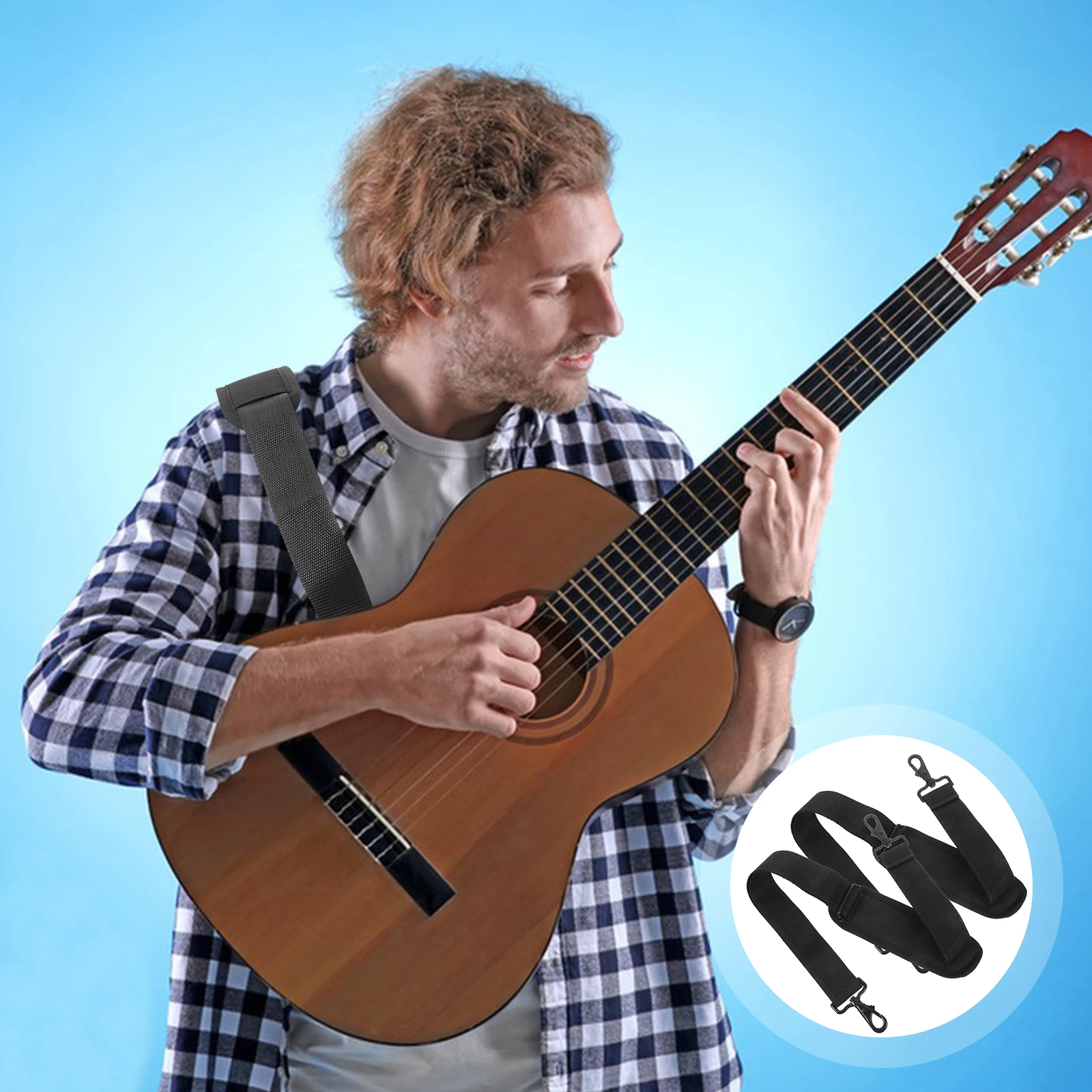 2 Pcs Musical Instrument Bag Straps Guitar Case Belts Black High Quality Adjustable Shoulder Straps Bass Creative Supply Camera
2 Pcs Musical Instrument Bag Straps Guitar Case Belts Black High Quality Adjustable Shoulder Straps Bass Creative Supply Camera