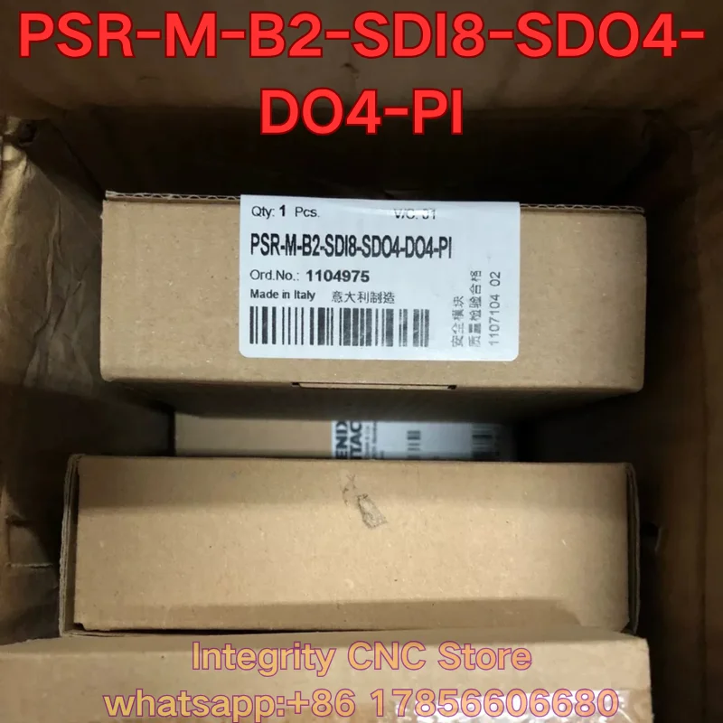 New PSR-M-B2-SDI8-SDO4-DO4-PI PLC module 1104975
New PSR-M-B2-SDI8-SDO4-DO4-PI PLC module 1104975