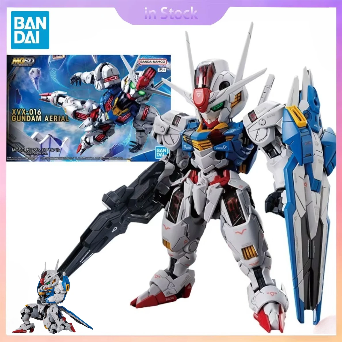 Original Bandai Genuine In Stock Gundam MGSD XVX-016 Gundam Aerial Anime Collection Action Figure Model Kits Toys Gifts
Original Bandai Genuine In Stock Gundam MGSD XVX-016 Gundam Aerial Anime Collection Action Figure Model Kits Toys Gifts