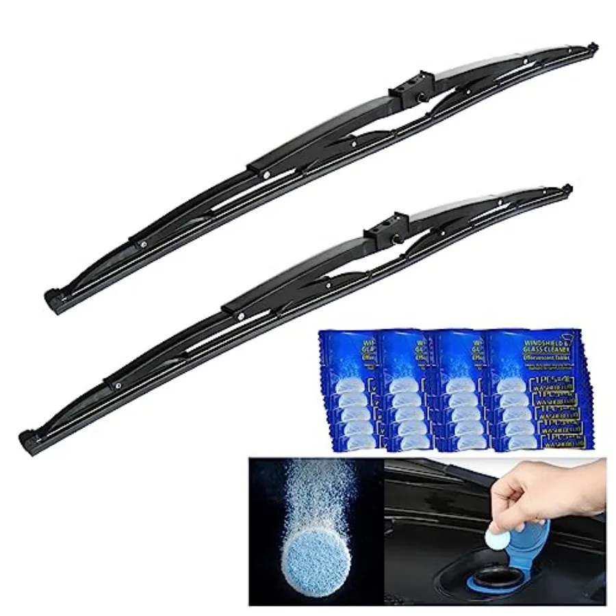 2Pcs"Heavy Duty Windshield Saddle Mount Wiper Blade Replacement for Motorhome Recreational Vehicle RV and Bus with 16.5mm width
2Pcs"Heavy Duty Windshield Saddle Mount Wiper Blade Replacement for Motorhome Recreational Vehicle RV and Bus with 16.5mm width
