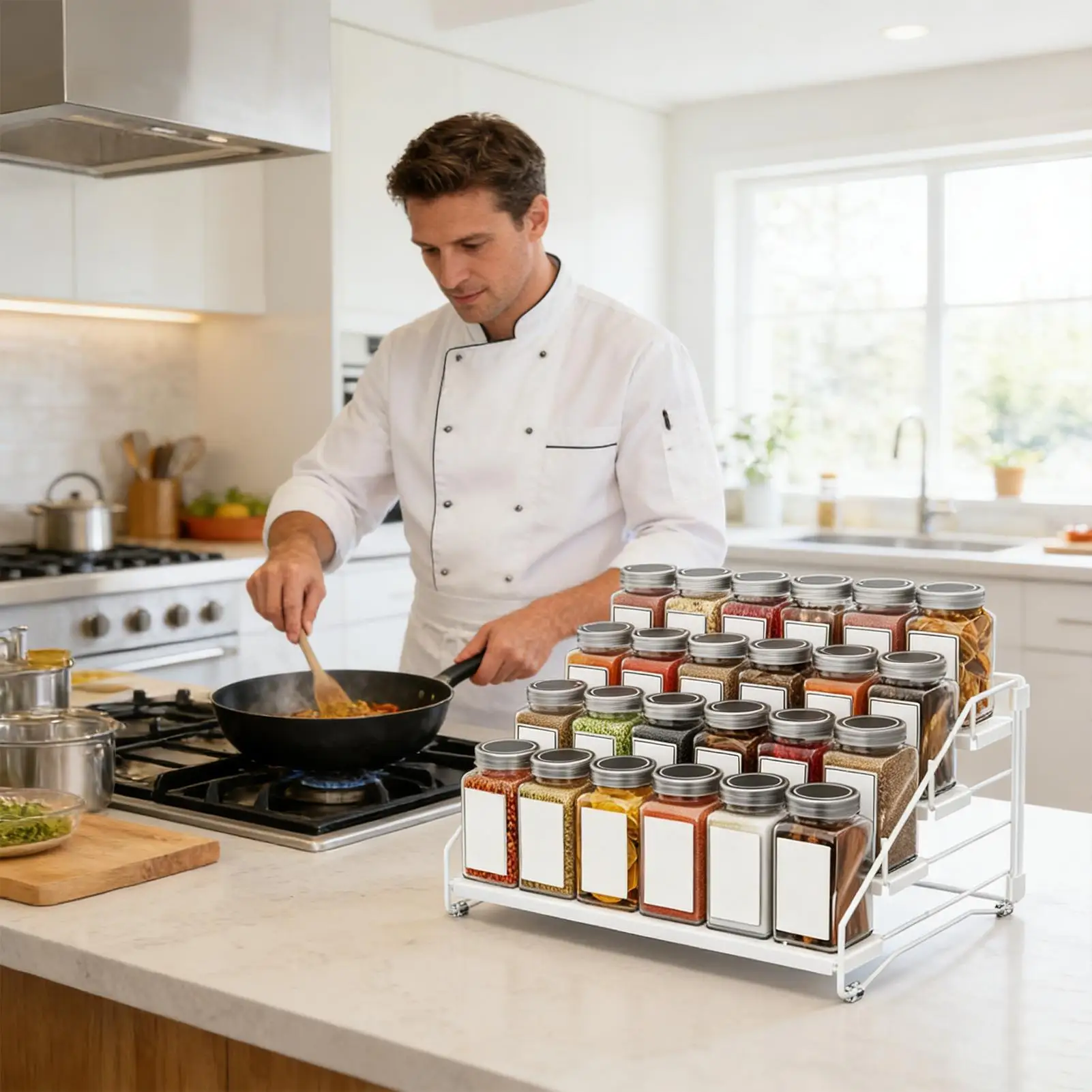 Cabinet Organizer Adjustable Expandable Shelf Kitchen Storage Shelves for Home Pantry Cabinet Counter Jar Seasoning Food Sauce
Cabinet Organizer Adjustable Expandable Shelf Kitchen Storage Shelves for Home Pantry Cabinet Counter Jar Seasoning Food Sauce