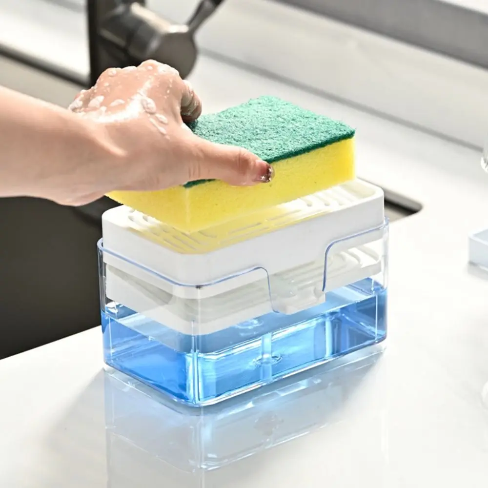 Press Type Sink Drain Soap Dispenser Multi-functional Sponge Holder Press Dishwashing Soap Box Detachable Quick Refill
Press Type Sink Drain Soap Dispenser Multi-functional Sponge Holder Press Dishwashing Soap Box Detachable Quick Refill