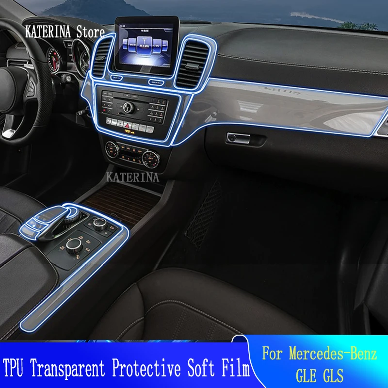 For Mercedes-Benz GLE GLS(2015-2019) Anti-scratch Car Interior Center Console Transparent TPU Protective Film
For Mercedes-Benz GLE GLS(2015-2019) Anti-scratch Car Interior Center Console Transparent TPU Protective Film