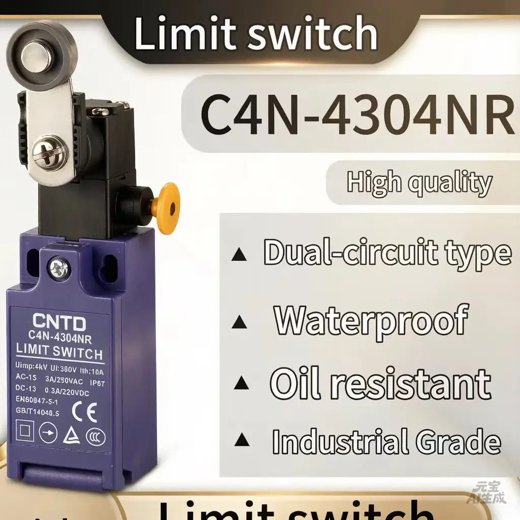 CNTD Electric C4N-4304NR Vertical Safety Limit Switch 4A 22R Changde China Origin for Elevator And Escalator Industry
CNTD Electric C4N-4304NR Vertical Safety Limit Switch 4A 22R Changde China Origin for Elevator And Escalator Industry
