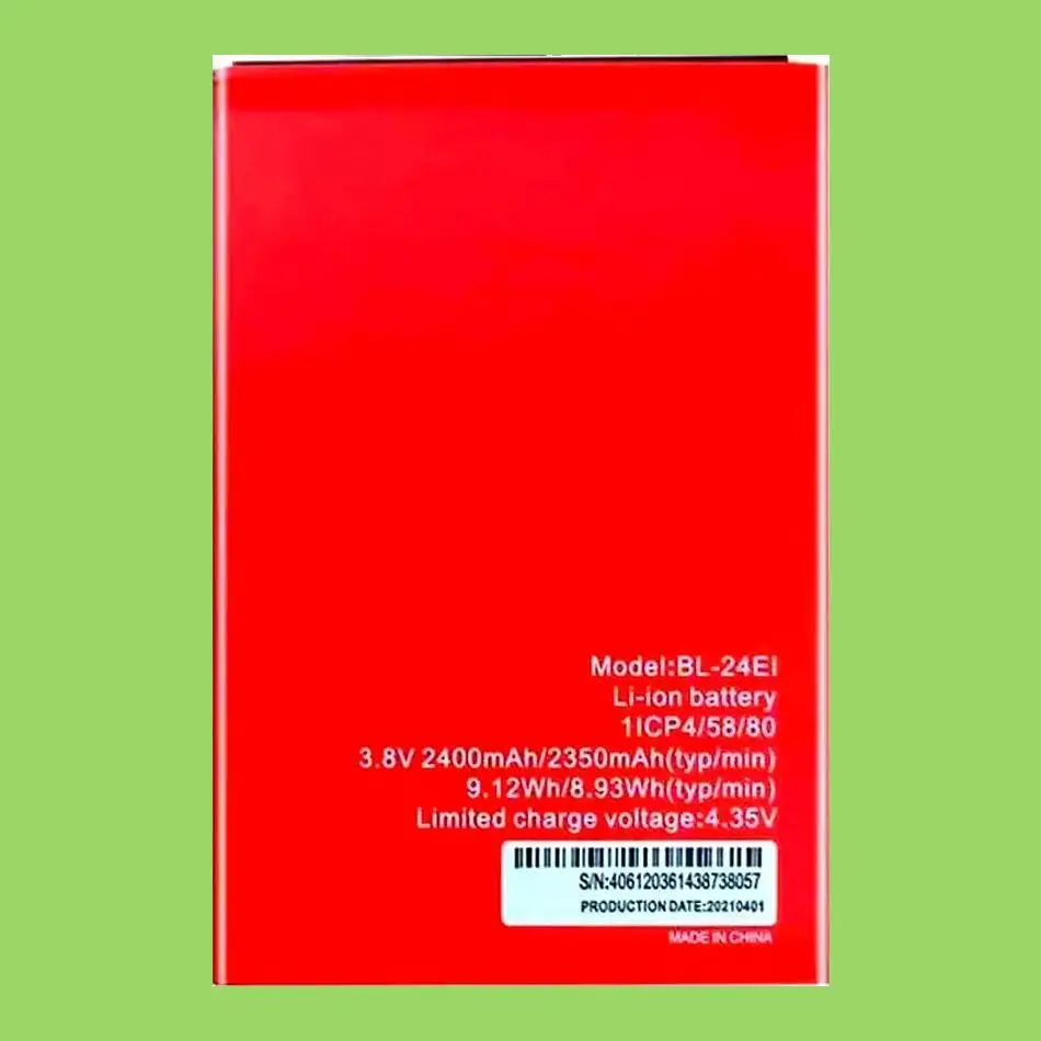 Mobile Phone Battery BL-24EI 2400Mah For Itel A46, L5503, A44, A44 Pro, A41 Plus, A17, IT1508, S13, A52 Lite
Mobile Phone Battery BL-24EI 2400Mah For Itel A46, L5503, A44, A44 Pro, A41 Plus, A17, IT1508, S13, A52 Lite