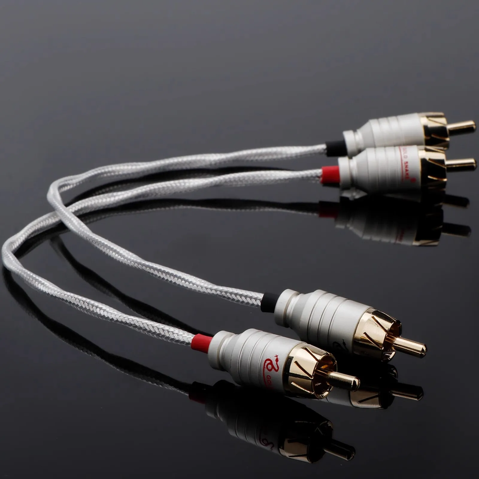 Hifi silver-plated rca audio cable High purity Teflon silver-plated 2rca to 2rca power amplifier TV dvd cd cable.
Hifi silver-plated rca audio cable High purity Teflon silver-plated 2rca to 2rca power amplifier TV dvd cd cable.