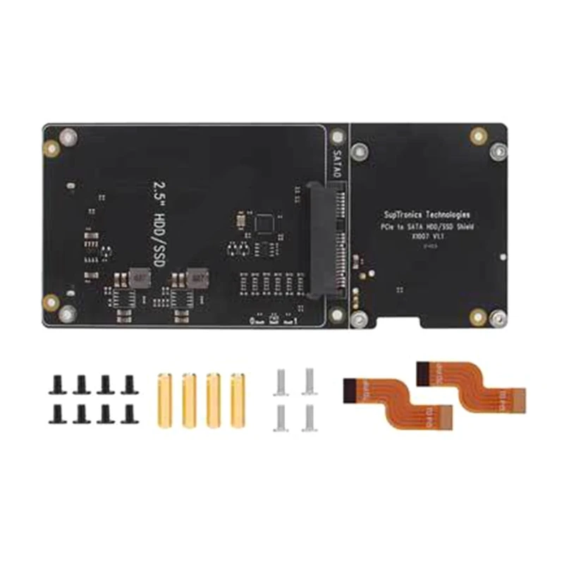 X1007 для адаптера хранения данных RPI 5 PCIe к плате расширения твердого диска Easy
X1007 для адаптера хранения данных RPI 5 PCIe к плате расширения твердого диска Easy