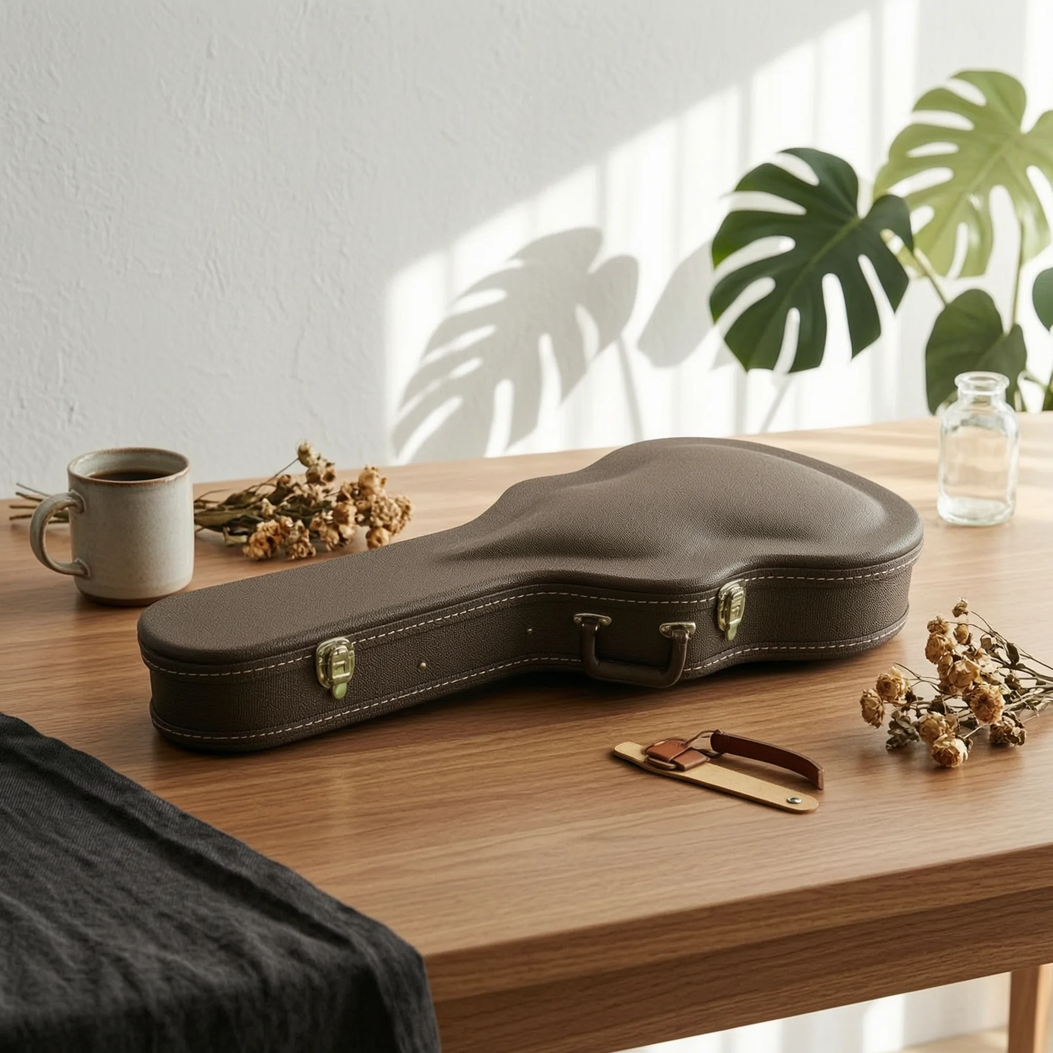 Wooden Guitar Case Waterproof Hard Guitar Case Musical Instrument Storage Shockproof Lock Latches
Wooden Guitar Case Waterproof Hard Guitar Case Musical Instrument Storage Shockproof Lock Latches