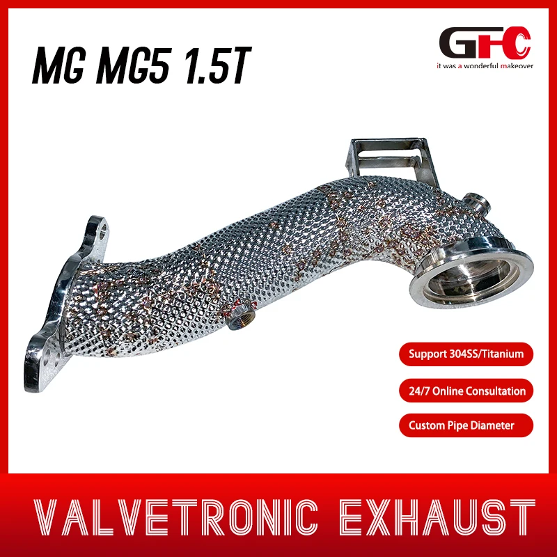 Applicable to MG MG5 1.5T SUS304 stainless steel catless downpipe
Applicable to MG MG5 1.5T SUS304 stainless steel catless downpipe