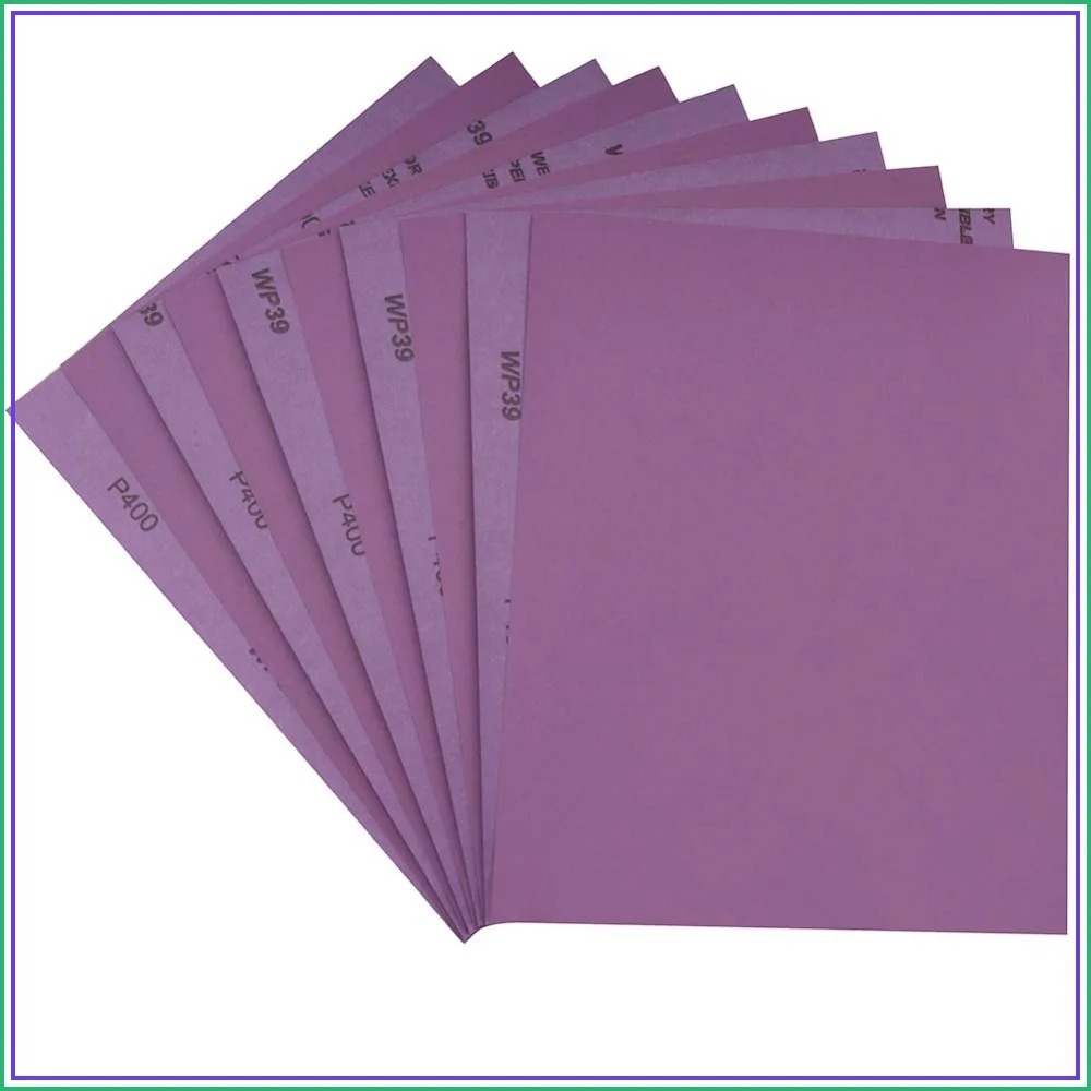 Sandpaper 120 Grit, Wet Dry Sanding Sheets, 9x11 Inch, 10-Pack, High Performance White Fused Alumina for Wood, Metal, Auto Polishing
Sandpaper 120 Grit, Wet Dry Sanding Sheets, 9x11 Inch, 10-Pack, High Performance White Fused Alumina for Wood, Metal, Auto Polishing