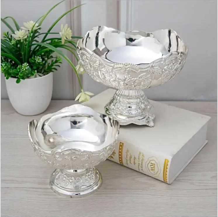Europe Wave Shape Silver Plated Metal Fruit Bowl Fruit Stand Small Dish Dry Fruit Tray Small PlatesFor Wedding Plates
Europe Wave Shape Silver Plated Metal Fruit Bowl Fruit Stand Small Dish Dry Fruit Tray Small PlatesFor Wedding Plates