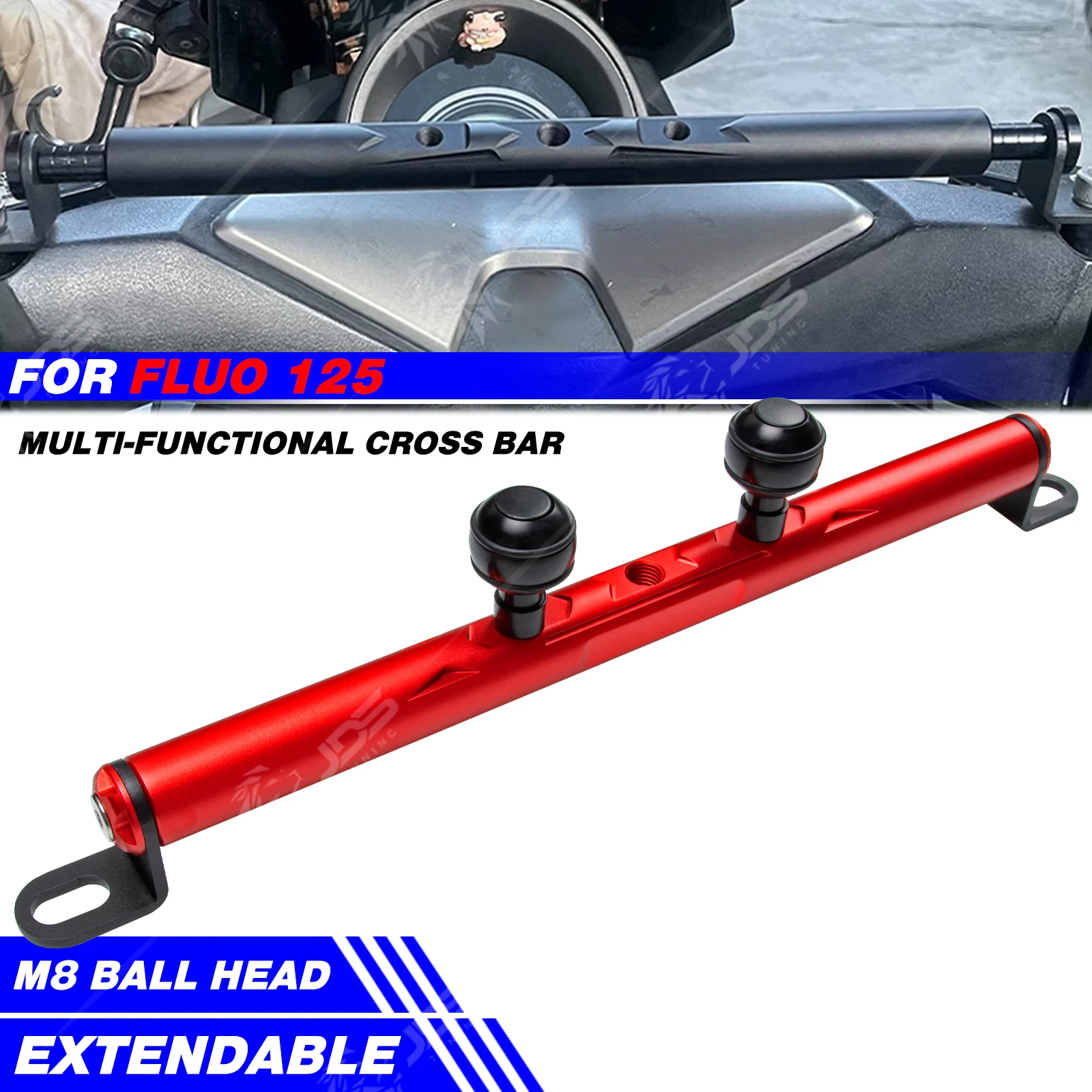 JDSTUNING For YAMAHA FLUO 125 Crossbar Balance Beam Multifunction Bar Phone Holder Bracket Accessories Parts
JDSTUNING For YAMAHA FLUO 125 Crossbar Balance Beam Multifunction Bar Phone Holder Bracket Accessories Parts