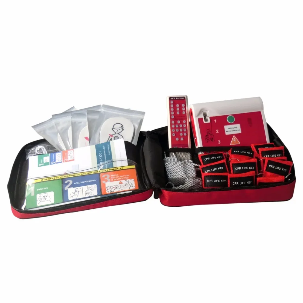 Automatic External AED Trainer/Simulation Emergency Training Machine For Hospital Nurse Teaching With 20Pcs CPR Face Shiled Mask
Automatic External AED Trainer/Simulation Emergency Training Machine For Hospital Nurse Teaching With 20Pcs CPR Face Shiled Mask