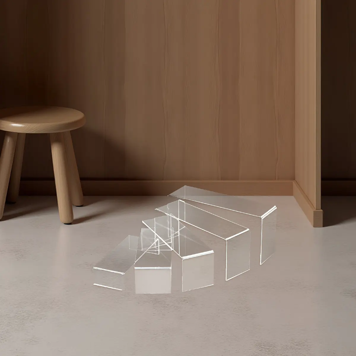5Pcs Acrylic Shoe Display Rack Set U Shape Transparent Shoe Holder for Store Window Supermarket Home Office Counter Exhibition
5Pcs Acrylic Shoe Display Rack Set U Shape Transparent Shoe Holder for Store Window Supermarket Home Office Counter Exhibition