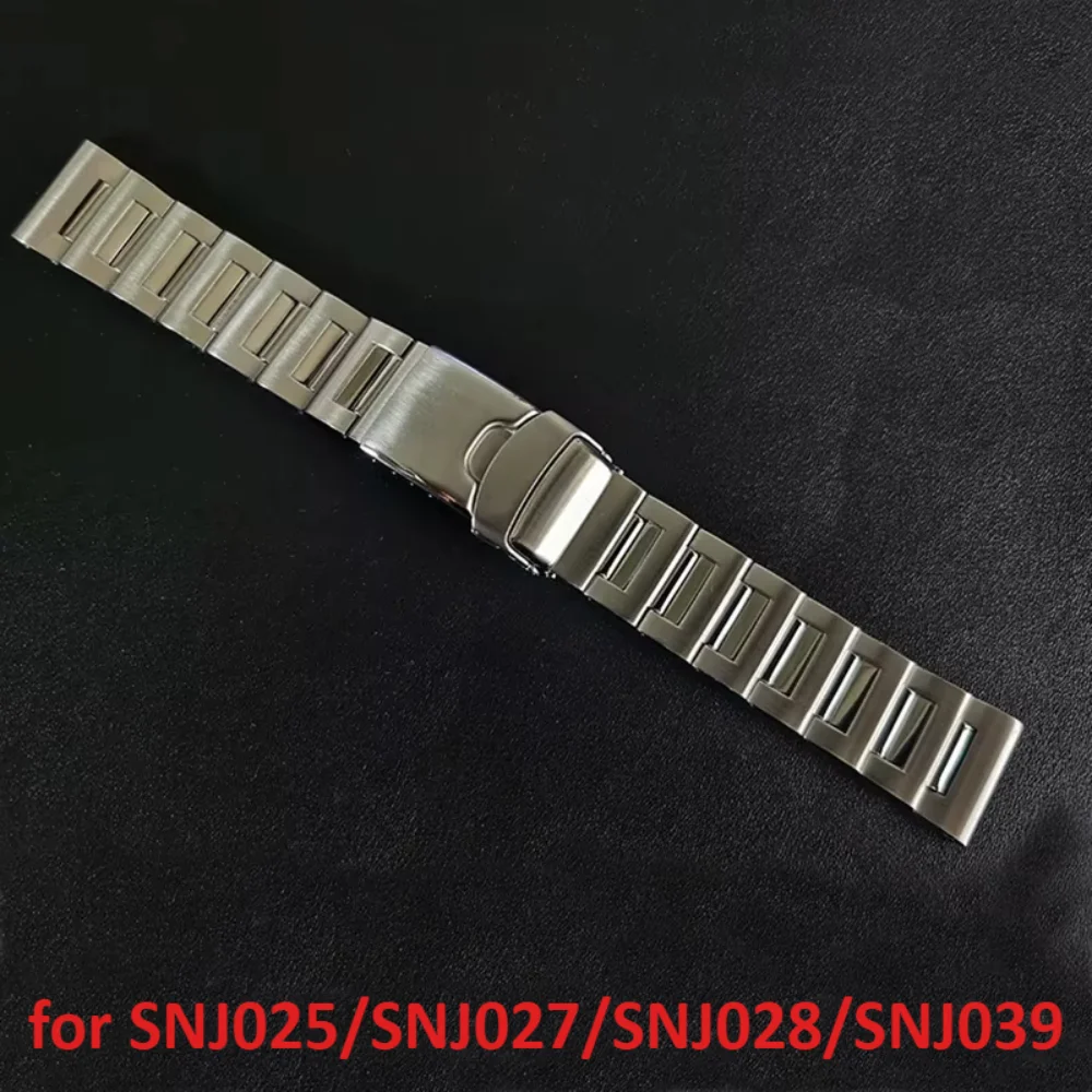 22mm Watch Strap for SNJ025/SNJ027/SNJ028/SNJ039 Double Buckle Steel Strap Watch Stainless Steel Bracelet
22mm Watch Strap for SNJ025/SNJ027/SNJ028/SNJ039 Double Buckle Steel Strap Watch Stainless Steel Bracelet