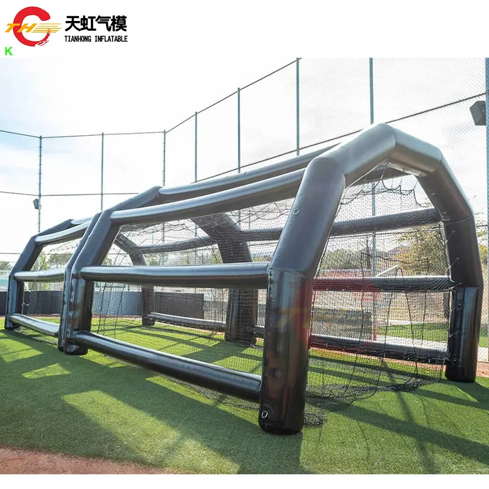 Black Inflatable Batting Cages with Blower Portable Baseball Sport Field Outdoor Giant Baseball Cage Net Air Tight Optional
Black Inflatable Batting Cages with Blower Portable Baseball Sport Field Outdoor Giant Baseball Cage Net Air Tight Optional