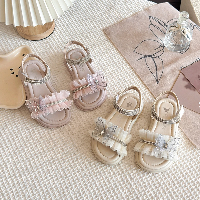 2026Summer Princess Girls Sandals Summer Children Beach Shoes Girls Open-toed Sandals Soft PU Leather Flat Kids Sandals For Girl
2026Summer Princess Girls Sandals Summer Children Beach Shoes Girls Open-toed Sandals Soft PU Leather Flat Kids Sandals For Girl