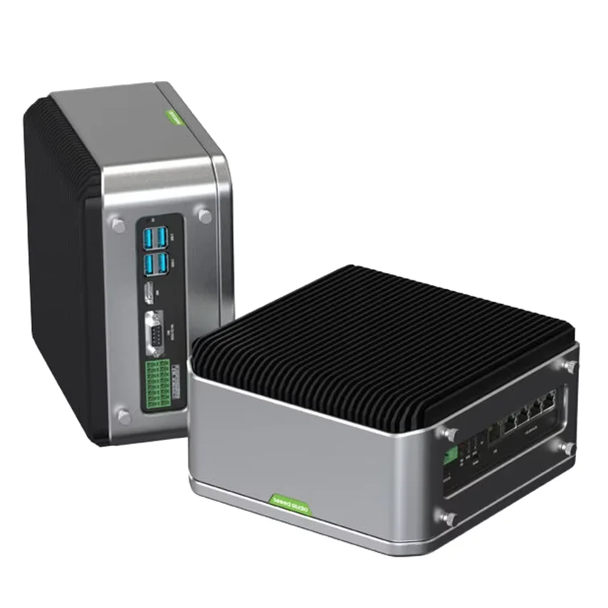 Seeed Studio Re-server Industrial J4012 Fanless AI-enabled NVR Server with NVIDIA Jetson Orin NX 16GB ModuleAR
