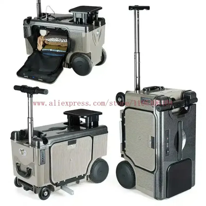 Electric Trolley Case Cleared To Board USB Charging TSA Customs Lock 20 Inch Electric Suitcase Luggage Small Scooter Suitcase
Electric Trolley Case Cleared To Board USB Charging TSA Customs Lock 20 Inch Electric Suitcase Luggage Small Scooter Suitcase