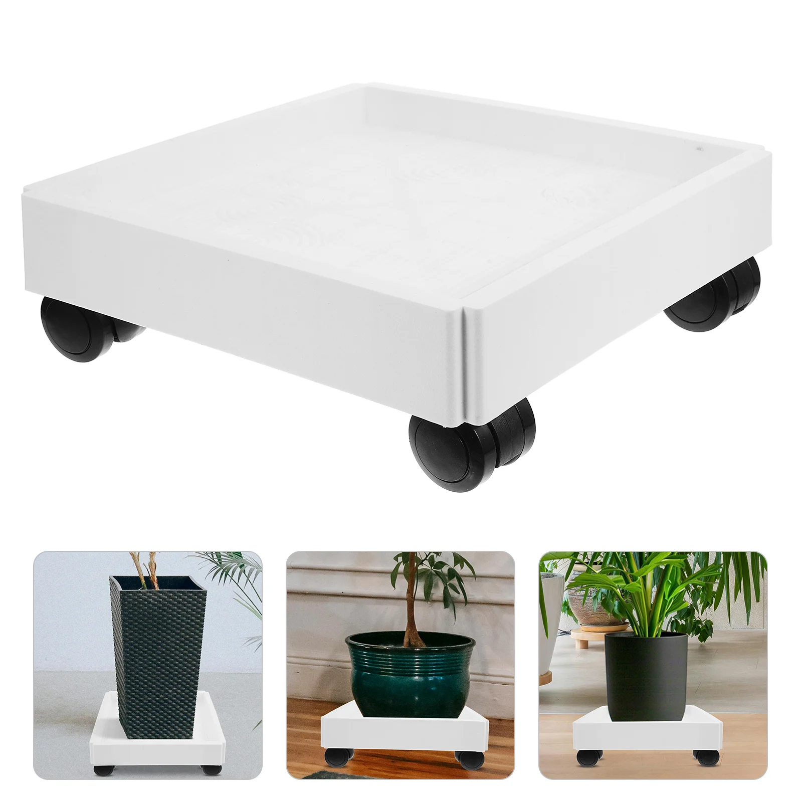 Faux Concrete Planter Chassis Base with Wheels Drip Tray Movable Flower Stand Shopping Cart
Faux Concrete Planter Chassis Base with Wheels Drip Tray Movable Flower Stand Shopping Cart