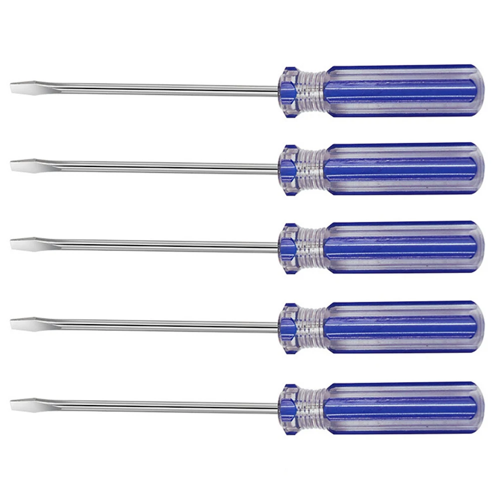 5pcs Screwdriver With Plastic Handle 3mm Head Slotted/Cross Screwdriver For Computers Furniture Cars Disassembling Repairing Kit
5pcs Screwdriver With Plastic Handle 3mm Head Slotted/Cross Screwdriver For Computers Furniture Cars Disassembling Repairing Kit