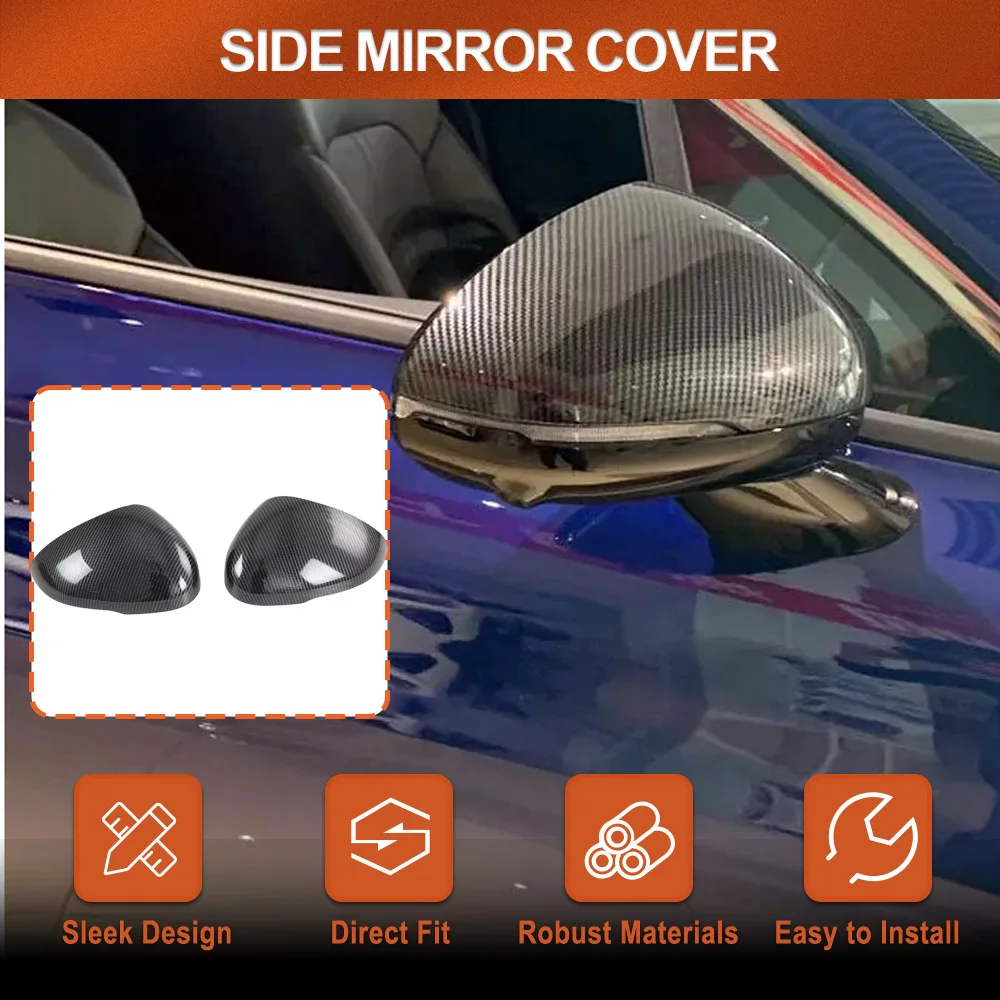 2Pcs Wing Side Door Rearview Mirror Cover Cap Trim Carbon Fiber Black For Kia K5 2021 2022 2023 Car Accessories
2Pcs Wing Side Door Rearview Mirror Cover Cap Trim Carbon Fiber Black For Kia K5 2021 2022 2023 Car Accessories