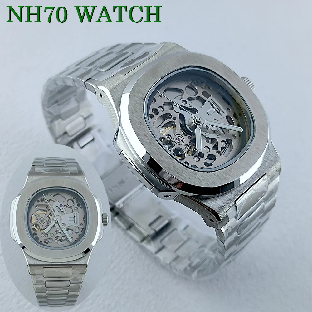 Men's NH70 Watch Stainless Steel Automatic Mechanical Watch NH70 Sports Watch
Men's NH70 Watch Stainless Steel Automatic Mechanical Watch NH70 Sports Watch