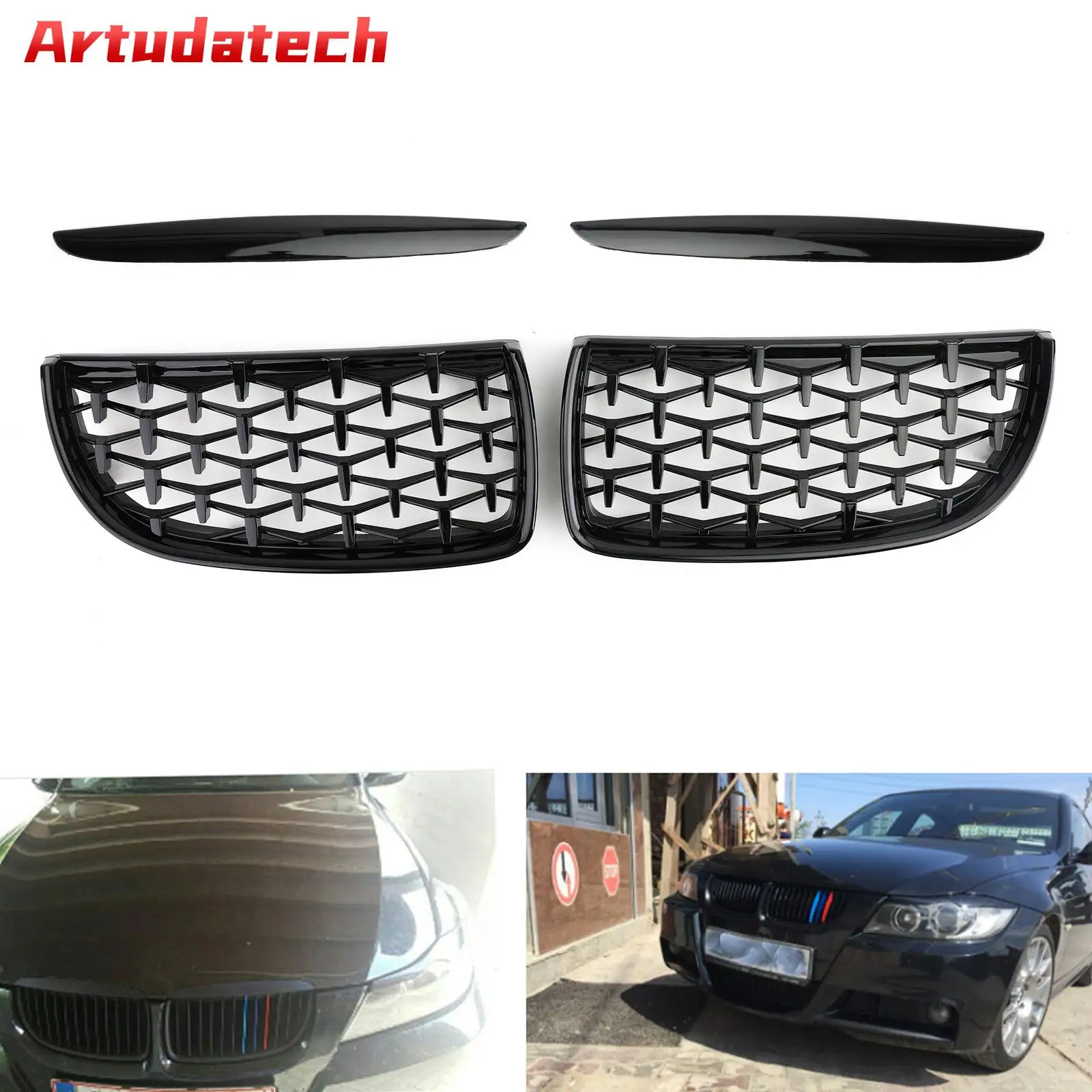 Artudatech Meteor Black Kidney Grill Mesh Grille Fit for BMW E90 3 Series Sedan 2005-2008
Artudatech Meteor Black Kidney Grill Mesh Grille Fit for BMW E90 3 Series Sedan 2005-2008