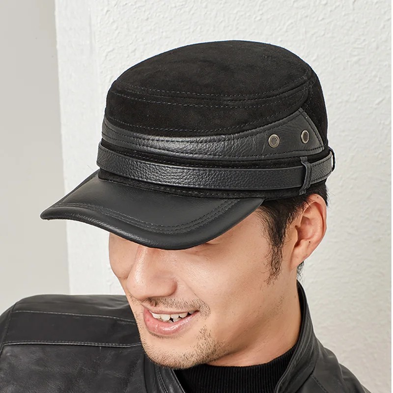 Мужская толстая шапка-бомбер из натуральной кожи, плоская бейсболка из воловьей кожи, зимняя шапка-ушанка, русские шапки, ветрозащитная теплая мужская армейская кепка, регулируемая
Мужская толстая шапка-бомбер из натуральной кожи, плоская бейсболка из воловьей кожи, зимняя шапка-ушанка, русские шапки, ветрозащитная теплая мужская армейская кепка, регулируемая