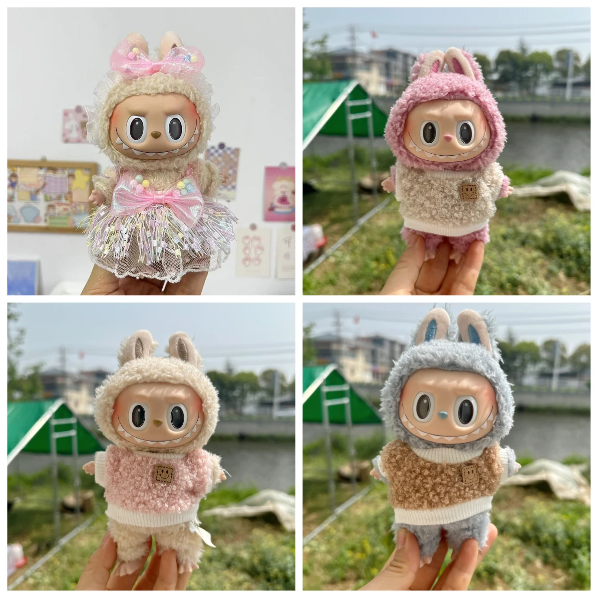 New Fashion Cute Plush Doll Clothes Outfit Accessories for Labubu Colorful Tassel Candy Bow Skirts Circle Hair Overalls Clothing
New Fashion Cute Plush Doll Clothes Outfit Accessories for Labubu Colorful Tassel Candy Bow Skirts Circle Hair Overalls Clothing