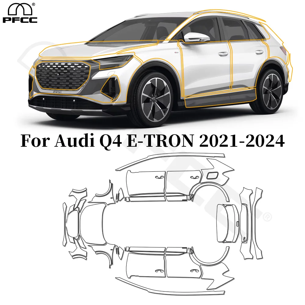 Pre-cut PPF For Audi Q4 E-TRON 2021-2024 TPU Car Paint Protection Film Anti-Scratch Clear Bra Invisible Resistant Repairable Kit
Pre-cut PPF For Audi Q4 E-TRON 2021-2024 TPU Car Paint Protection Film Anti-Scratch Clear Bra Invisible Resistant Repairable Kit