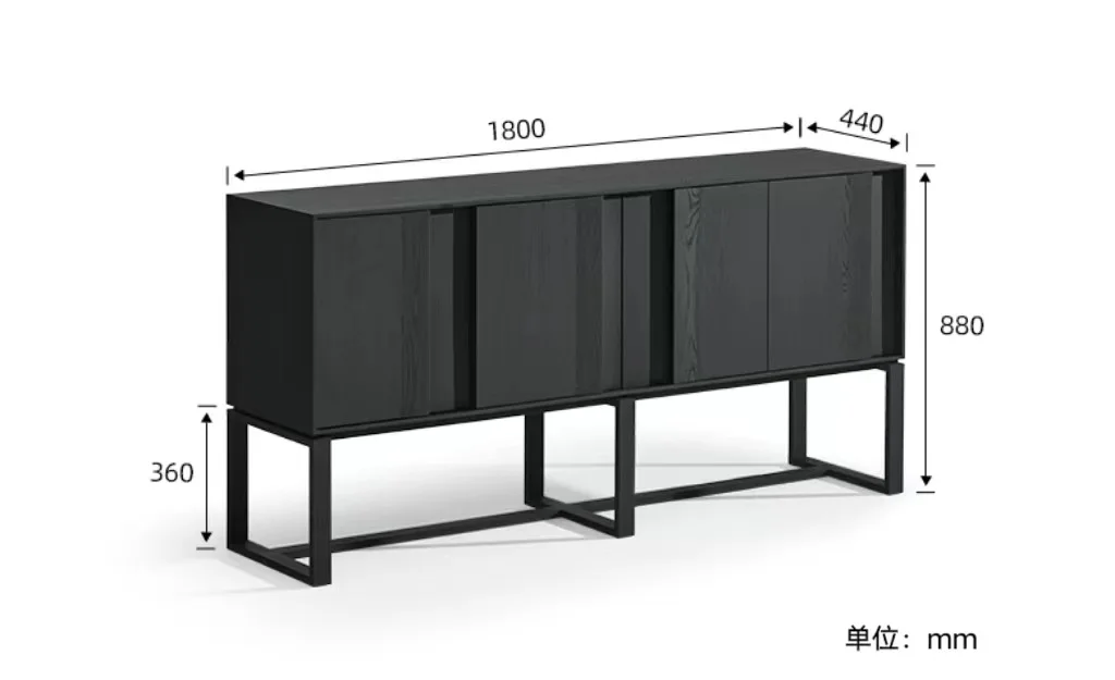 Medieval origami black birch floor cabinet model room B & B hotel living room solid wood dining side cabinet simple locker
Medieval origami black birch floor cabinet model room B & B hotel living room solid wood dining side cabinet simple locker