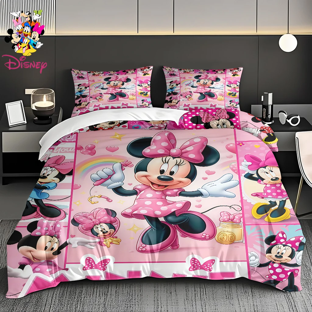 Комплект пододеяльников Disney Minnie из 2/3 предметов без наполнителя, мягкая и удобная простыня, приятный для кожи и дышащий комплект постельного белья
Комплект пододеяльников Disney Minnie из 2/3 предметов без наполнителя, мягкая и удобная простыня, приятный для кожи и дышащий комплект постельного белья