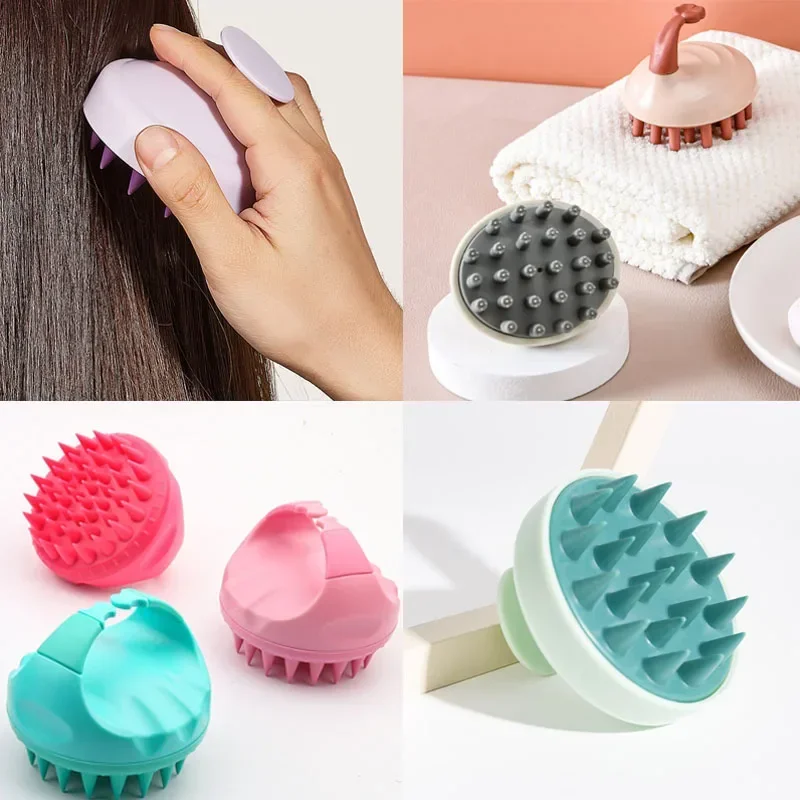 Silicone Shampoo Brush Head Scalp Massage Comb Hair Washing Comb Body Massage Brush Bath Shower Brush Salon Hairdressing Tool
Silicone Shampoo Brush Head Scalp Massage Comb Hair Washing Comb Body Massage Brush Bath Shower Brush Salon Hairdressing Tool