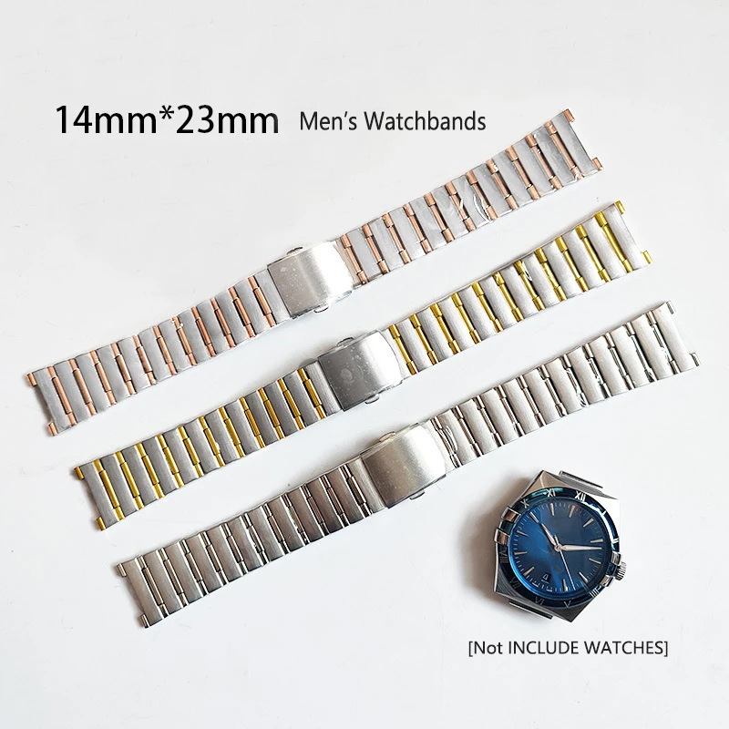 For Constellation Series Watchband Solid Fine Stainless Steel Watch Strap 14mm*23mm Width Men's Watchband Bracelet Modified Part
For Constellation Series Watchband Solid Fine Stainless Steel Watch Strap 14mm*23mm Width Men's Watchband Bracelet Modified Part