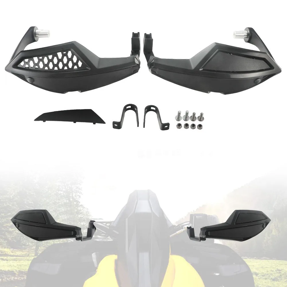 Challenging Terrains Hand Guard Kit Handguards Bracket Reliable Hand Protection For Riders Comfortable Hand Protection