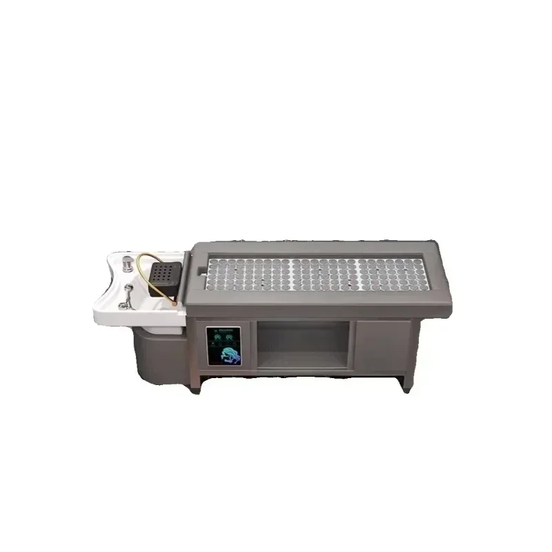 Head Spa Shampo Chair Stylist Fumigation Luxury Minimalistic Hair Wash Bed Massage Therapy Behandelstoel Furniture MQ50SC
Head Spa Shampo Chair Stylist Fumigation Luxury Minimalistic Hair Wash Bed Massage Therapy Behandelstoel Furniture MQ50SC
