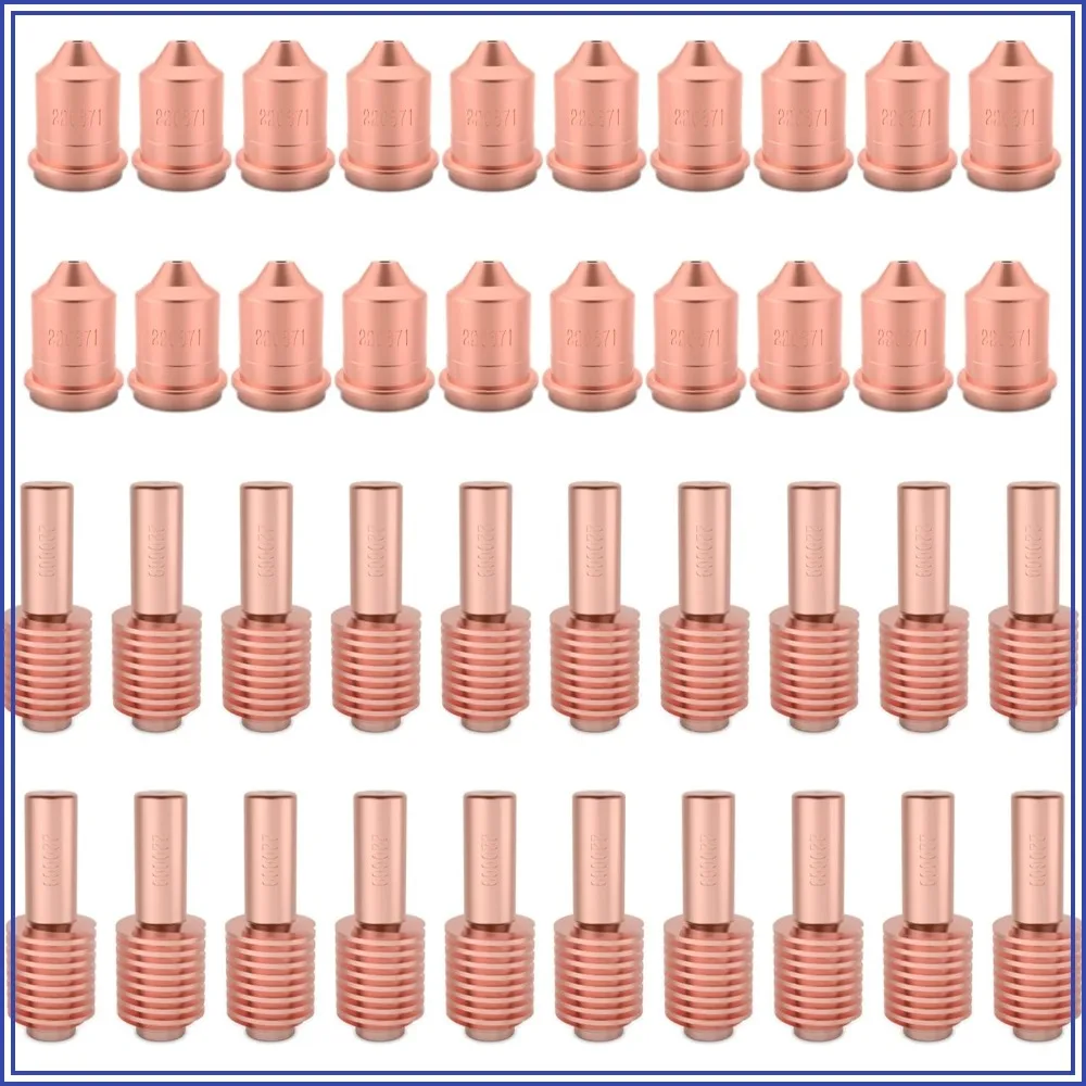 40Pcs Nozzle Tips & Electrode Kit for PMX45 T45 Plasma Cutting Torch Consumables
40Pcs Nozzle Tips & Electrode Kit for PMX45 T45 Plasma Cutting Torch Consumables