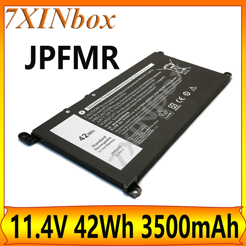 7XINbox JPFMR 11.4V 42Wh 3500mAh OEM Laptop Battery For Dell Chromebook 3100 3400 3100 2-in-1 Inspiron 14 5000 15 5000
7XINbox JPFMR 11.4V 42Wh 3500mAh OEM Laptop Battery For Dell Chromebook 3100 3400 3100 2-in-1 Inspiron 14 5000 15 5000